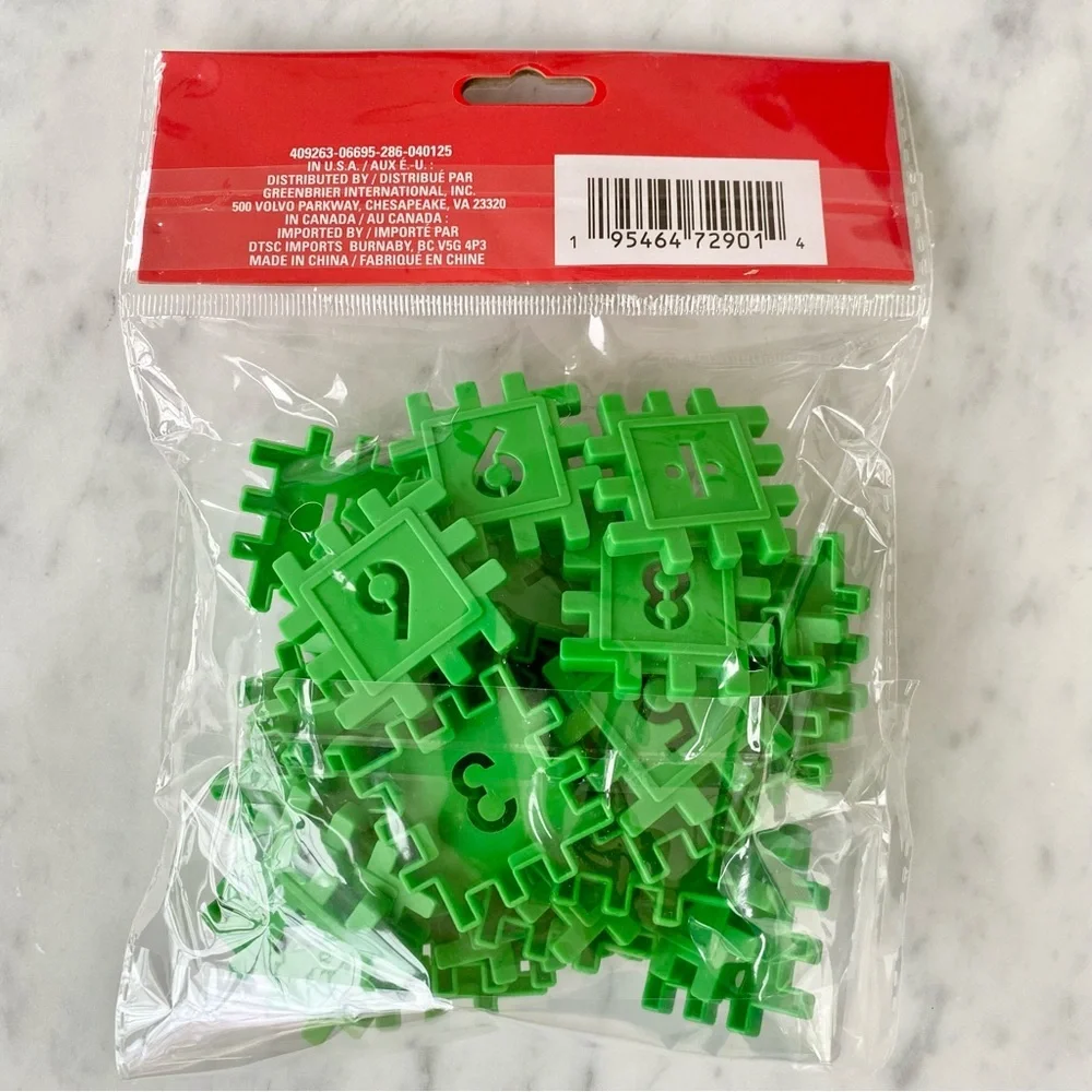 Green Number Puzzle Set for Kids - Picture 2 of 4